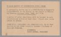 Postcard: [Letter from Congregation B'nai Israel, November 3, 1948]