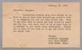 Postcard: [Letter from Fishburn Cleaners to Jeane Kempner, January 24, 1949]