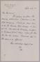 Letter: [Handwritten letter from Daniel W. Kempner to A. H. Blackshear, Jr., …