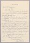 Letter: [Handwritten letter from Elsa K. Bertig to Daniel W. Kempner, March 1…