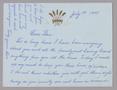 Letter: [Handwritten letter from Rosa Anspach to Daniel W. Kempner, July 14, …