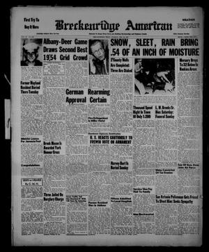 Primary view of object titled 'Breckenridge American (Breckenridge, Tex.), Vol. 34, No. 261, Ed. 1 Tuesday, December 28, 1954'.