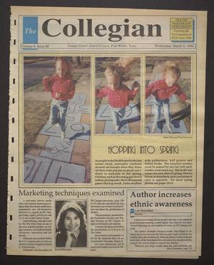 Primary view of object titled 'The Collegian (Hurst, Tex.), Vol. 6, No. 20, Ed. 1 Wednesday, March 9, 1994'.