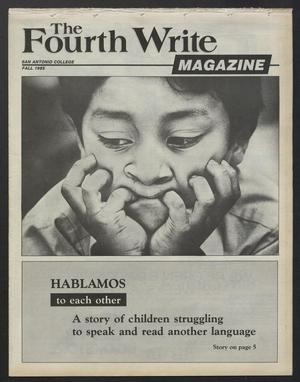 Primary view of object titled 'The Fourth Write Magazine (San Antonio, Tex.) Fall 1985'.
