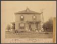 Photograph: [Photograph of the Munson Family in Front of the Vinita Home]