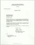Letter: [Letter from Bobby Wilson to Clarease Rankin, September 13, 1993]