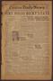 Primary view of Center Daily News (Center, Tex.), Vol. 1, No. 99, Ed. 1 Wednesday, September 18, 1929