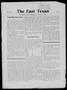 Newspaper: The East Texan (Commerce, Tex.), Vol. 3, No. 1, Ed. 1 Thursday, Janua…
