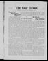 Newspaper: The East Texan (Commerce, Tex.), Vol. 3, No. 6, Ed. 1 Thursday, Febru…