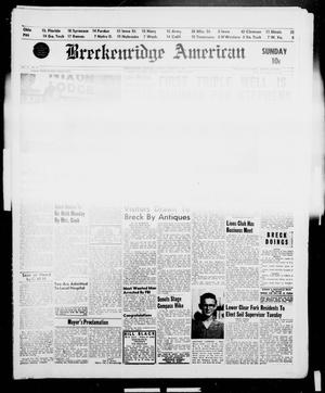 Primary view of object titled 'Breckenridge American (Breckenridge, Tex.), Vol. 41, No. 24, Ed. 1 Sunday, October 2, 1960'.