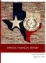 Primary view of Texas State Auditor's Office Annual Financial Report: 2019