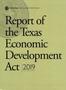 Report: Report of the Texas Economic Development Act: 2019