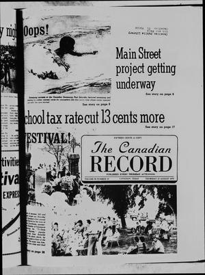 Primary view of object titled 'The Canadian Record (Canadian, Tex.), Vol. 90, No. 34, Ed. 1 Thursday, August 23, 1979'.