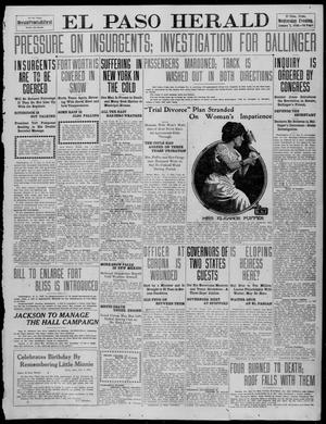 Primary view of object titled 'El Paso Herald (El Paso, Tex.), Ed. 1, Wednesday, January 5, 1910'.