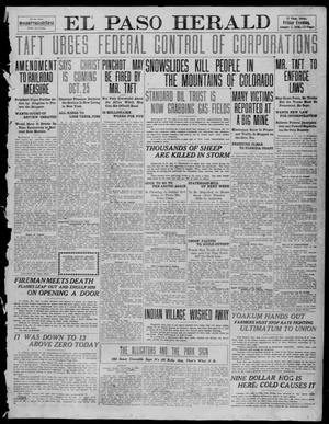 Primary view of object titled 'El Paso Herald (El Paso, Tex.), Ed. 1, Friday, January 7, 1910'.