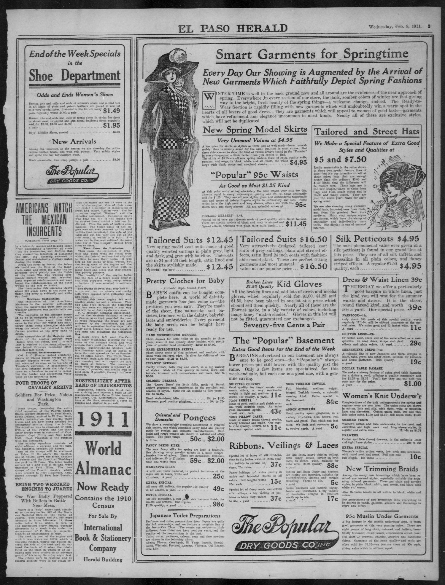 El Paso Herald (El Paso, Tex.), Ed. 1, Wednesday, February 8, 1911
                                                
                                                    [Sequence #]: 3 of 16
                                                