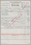 [Invoice for Transport Fee, July 1952]