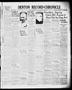 Newspaper: Denton Record-Chronicle (Denton, Tex.), Vol. 38, No. 302, Ed. 1 Wedne…