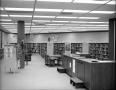 Photograph: [Circulation Desk at Deaf Smith County Library]