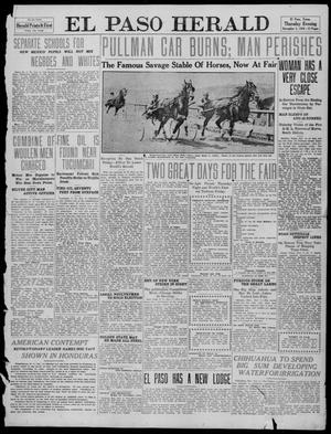 Primary view of object titled 'El Paso Herald (El Paso, Tex.), Ed. 1, Thursday, November 3, 1910'.