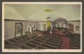 Postcard: [Postcard of the Interior of Old St. John's Church]