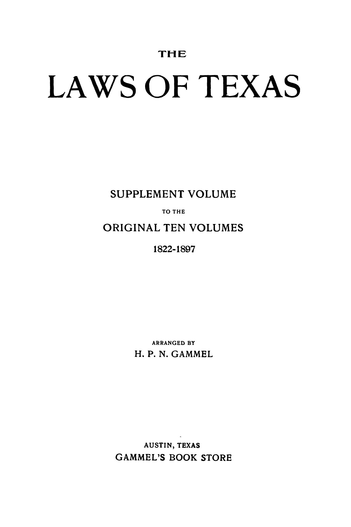 The Laws of Texas, 1919 [Volume 19]
                                                
                                                    [Sequence #]: 1 of 1570
                                                