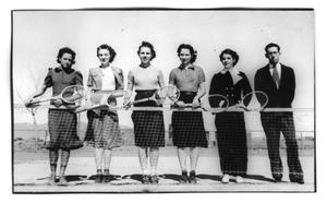 Van Horn High School Girls Tennis Team, 1940