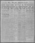 Primary view of El Paso Herald (El Paso, Tex.), Ed. 1, Saturday, October 11, 1919