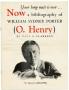 Thumbnail image of item number 1 in: 'Advertisement for O. Henry Bibliography'.