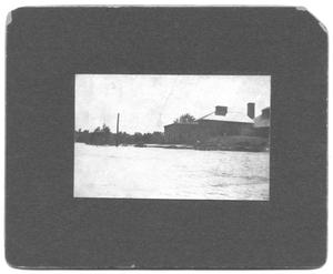 Primary view of object titled '[Flood Waters at Turtle Creek Pumping Station]'.
