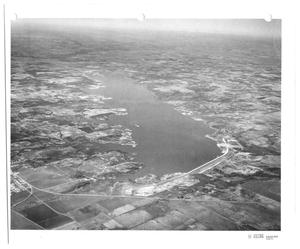 Primary view of object titled '[Aerial Photograph of Grapevine Lake]'.