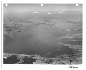 Primary view of object titled '[Aerial Photograph of a Lake]'.