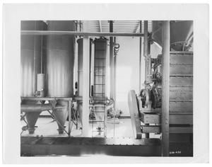 Primary view of object titled '[Machinery at White Rock Purification Plant]'.