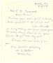 Letter: [Letter from Hattie Breeding to T. N. Carswell - November 13, 1953]