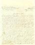 Letter: [Letter from parolee/inmate to T. N. Carswell - May 5, 1954]