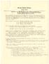 Primary view of [Minutes of the Meeting of the Special Committee of the 17th District of the American Legion, Cisco, Texas - April 13, 1941]
