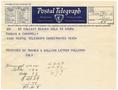 Thumbnail image of item number 1 in: '[Telegram from Eula Clark to T. N. Carswell - January 18, 1943]'.