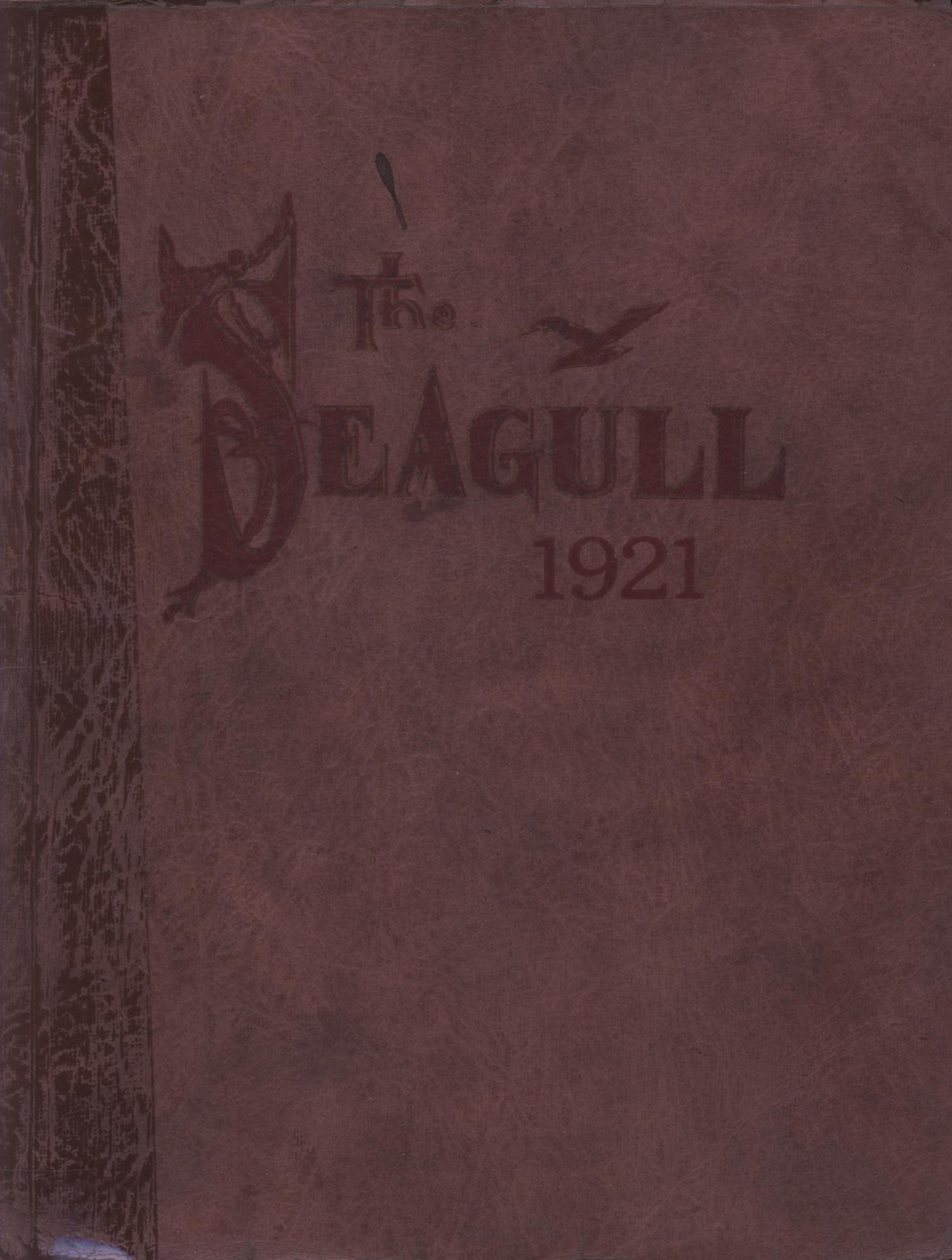 The Seagull, Yearbook of Port Arthur High School, 1921
                                                
                                                    Front Cover
                                                