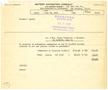 Primary view of [Fee statement by Carswell Agency to Matson Navigation Company regarding Dr. & Mrs. Jesse Northcutt & Children]