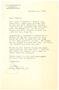 Letter: [Letter from J. D. Sandefer, Jr. to T. N. Carswell - October 10, 1950]