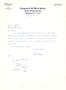 Primary view of [Letter from Representative Omar Burleson to T. N. Carswell - November 30, 1970]