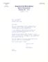 Letter: [Letter from Representative Omar Burleson to T. N. Carswell - Novembe…