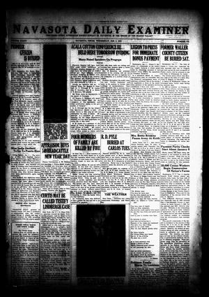 Primary view of object titled 'Navasota Daily Examiner (Navasota, Tex.), Vol. 36, No. 273, Ed. 1 Wednesday, January 2, 1935'.