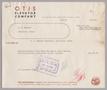 Text: [Invoice for Services for Otis Elevator Company, October 1955]