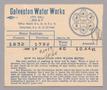 Text: Galveston Water Works Monthly Statement (2504 O 1/2): January 1948