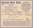 Text: Galveston Water Works Monthly Statement (2524 O 1/2): December 1950