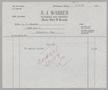 Text: [Invoice for Repairs by A. J. Warren Plumbing & Heating, March 1959]