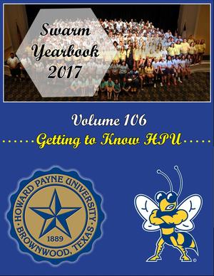 Primary view of object titled 'The Swarm, Yearbook of Howard Payne University, 2017'.