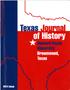 Journal/Magazine/Newsletter: Texas Journal of History, 2014