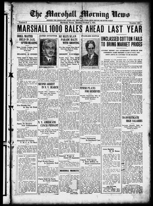 Primary view of object titled 'The Marshall Morning News (Marshall, Tex.), Vol. 2, No. 331, Ed. 1 Sunday, October 2, 1921'.